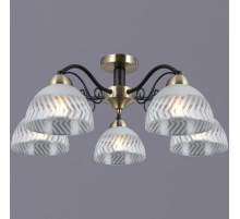 Люстра Illumico IL0435-5CSQ-24 BK AB SPICA