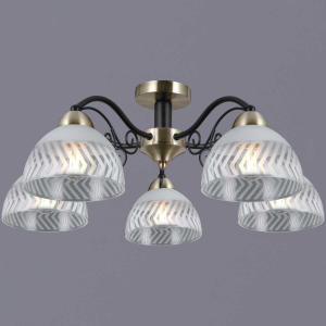 Люстра Illumico IL0435-5CSQ-24 BK AB SPICA