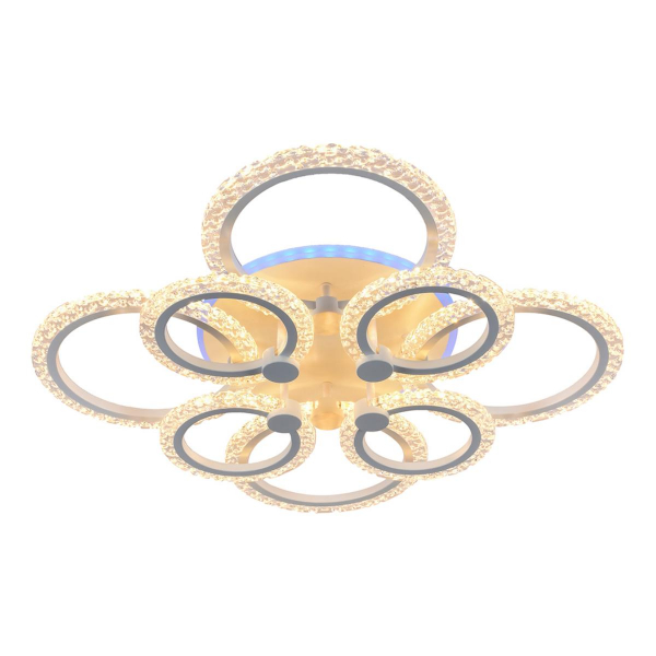 Потолочная светодиодная люстра Profit Light 18027/8 WHT A Потолочная светодиодная люстра Profit Light 18027/8 WHT A