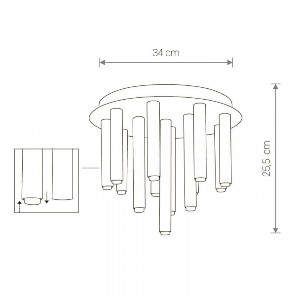 Потолочная люстра Nowodvorski Stalactite 9054 Потолочная люстра Nowodvorski Stalactite 9054
