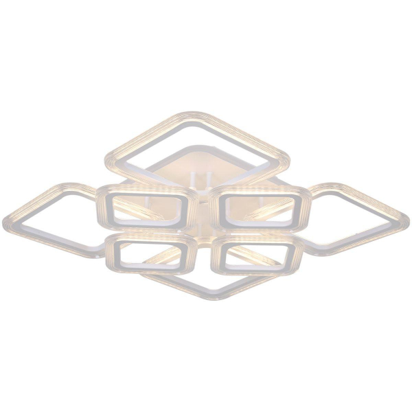 Потолочная светодиодная люстра Reluce 09826-3.3-4+4A WH (RGB) Потолочная светодиодная люстра Reluce 09826-3.3-4+4A WH (RGB)