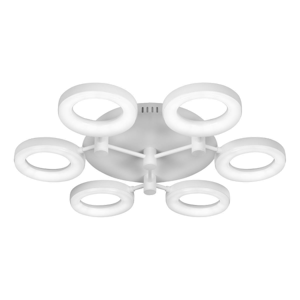 Потолочная светодиодная люстра iLedex Jomo FS-014-X6-(B) 72W WH Потолочная светодиодная люстра iLedex Jomo FS-014-X6-(B) 72W WH