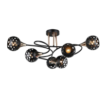 Потолочная люстра IMEX MD.19074-6-S-BK+FGD