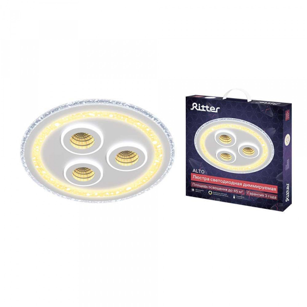 Потолочная люстра Ritter ALTO 52307 3 Потолочная люстра Ritter ALTO 52307 3