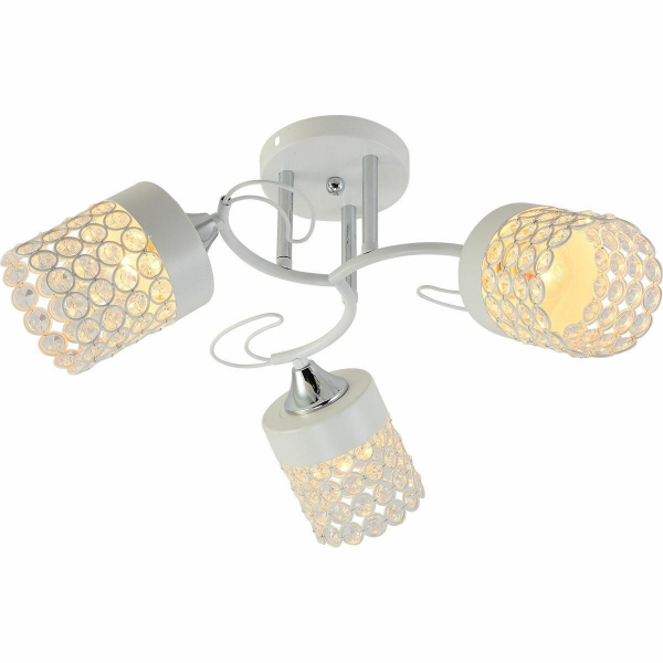 Потолочная люстра Reluce 11309-0.3-03 WH+CR Потолочная люстра Reluce 11309-0.3-03 WH+CR