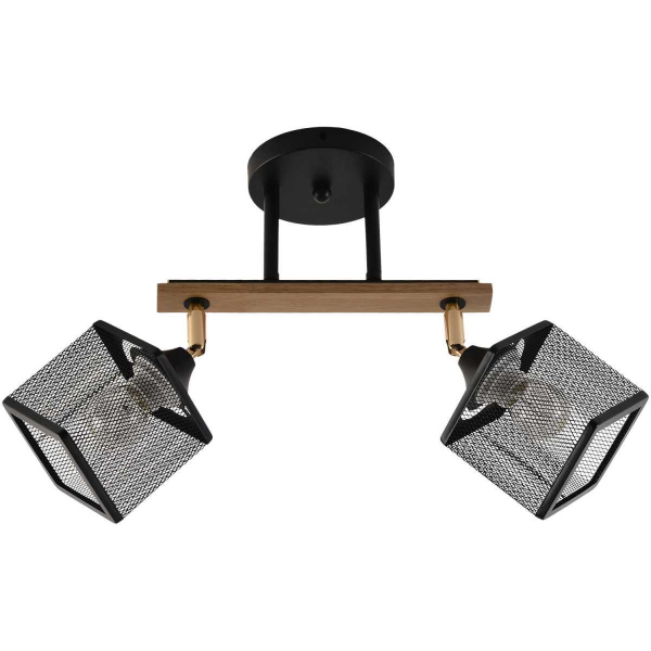 Люстра Reluce 01591-3.3-02B BK+FGD+WOOD Люстра Reluce 01591-3.3-02B BK+FGD+WOOD