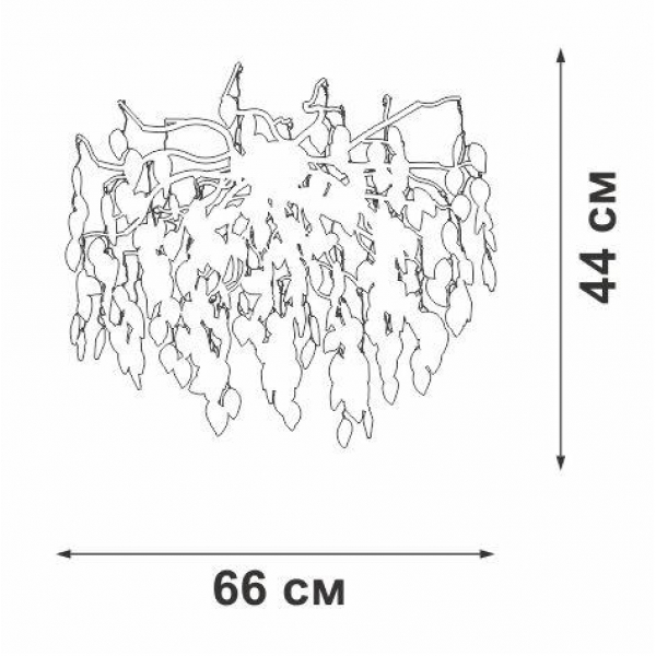 Потолочная люстра Vitaluce V28320-8/7PL Потолочная люстра Vitaluce V28320-8/7PL