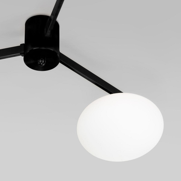 Потолочная люстра Eurosvet Opaline 70220/3 черный Потолочная люстра Eurosvet Opaline 70220/3 черный