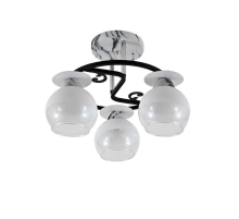 Потолочная люстра ЭкономСвет 12269/3MR+CR+BK WT+CL