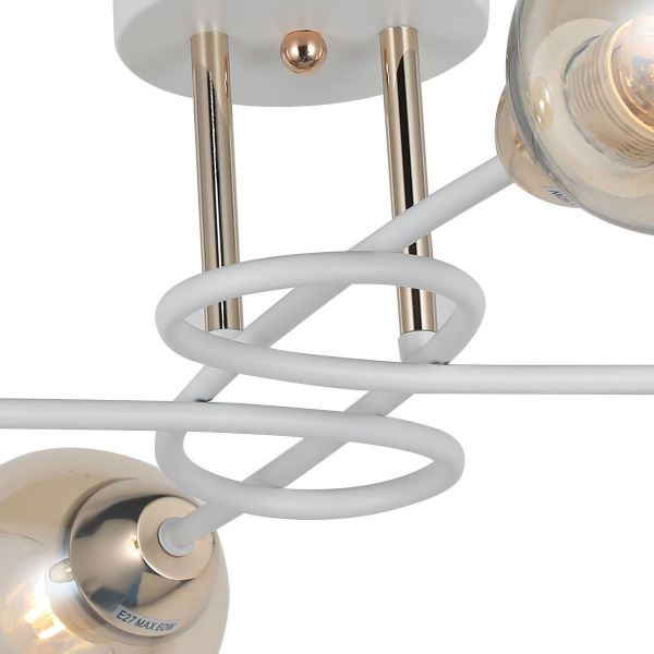 Потолочная люстра Illumico IL8263-4COU-79 WH GD Потолочная люстра Illumico IL8263-4COU-79 WH GD