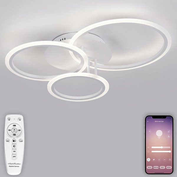 Потолочная люстра Natali Kovaltseva PURE LED LAMPS 81175 Потолочная люстра Natali Kovaltseva PURE LED LAMPS 81175