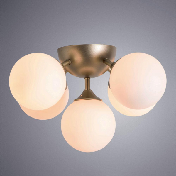 Потолочная люстра Arte Lamp Fobos A2704PL-5SG Потолочная люстра Arte Lamp Fobos A2704PL-5SG