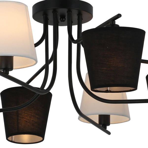 Потолочная люстра Illumico IL8135-8COU-79 BK Потолочная люстра Illumico IL8135-8COU-79 BK