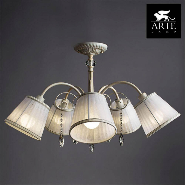 Потолочная люстра Arte Lamp Alexia A9515PL-5WG Потолочная люстра Arte Lamp Alexia A9515PL-5WG