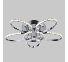 Потолочная светодиодная люстра Eurosvet Soul 90098/6 хром