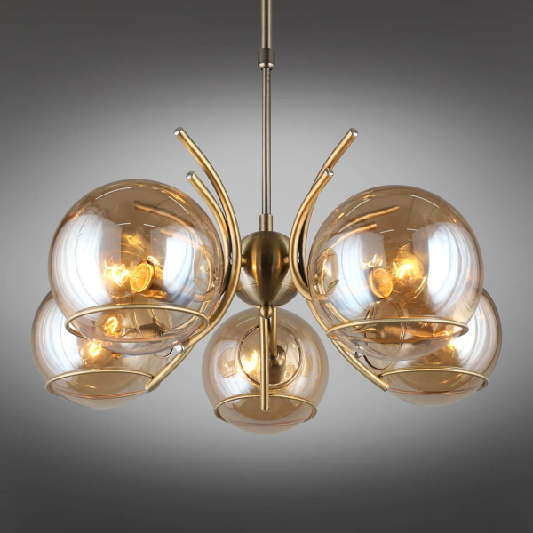 Потолочная люстра Omnilux Girasole OML-28907-05 Потолочная люстра Omnilux Girasole OML-28907-05