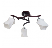 Потолочная люстра ЭкономСвет 040J/3CR+BR WT