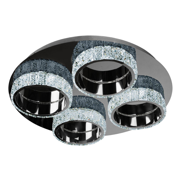 Потолочная светодиодная люстра iLedex CRystal ice MX7212-36 CR Потолочная светодиодная люстра iLedex CRystal ice MX7212-36 CR