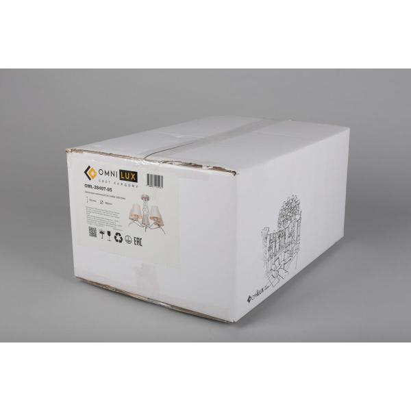 Потолочная люстра Omnilux Ugento OML-28407-05 Потолочная люстра Omnilux Ugento OML-28407-05