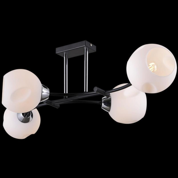 Потолочная люстра Illumico IL9774-4CSQ-79 BK CR Потолочная люстра Illumico IL9774-4CSQ-79 BK CR