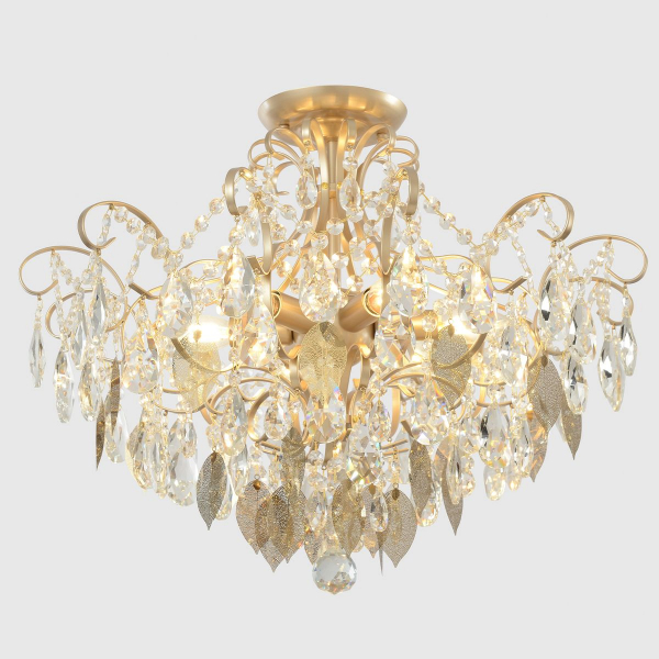 Потолочная люстра Crystal Lux Esmiralda PL6 Gold Потолочная люстра Crystal Lux Esmiralda PL6 Gold