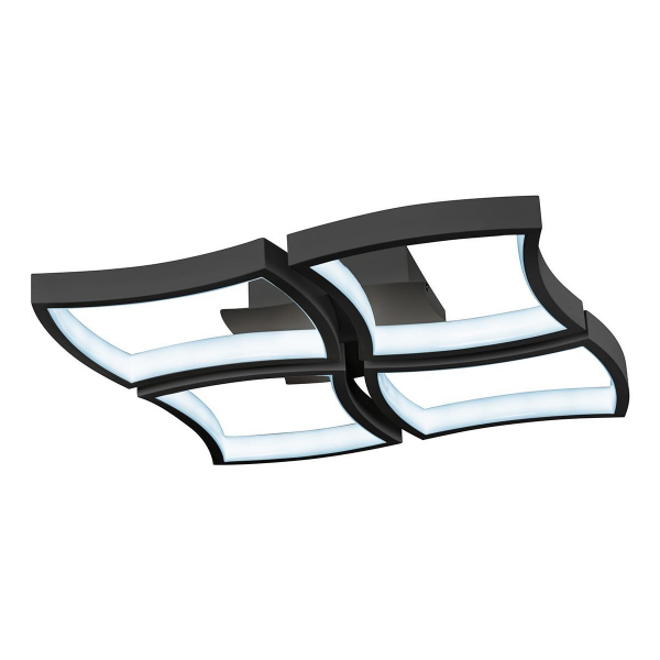 Потолочная светодиодная люстра iLedex Roomy 8196-4-X-T BK Потолочная светодиодная люстра iLedex Roomy 8196-4-X-T BK