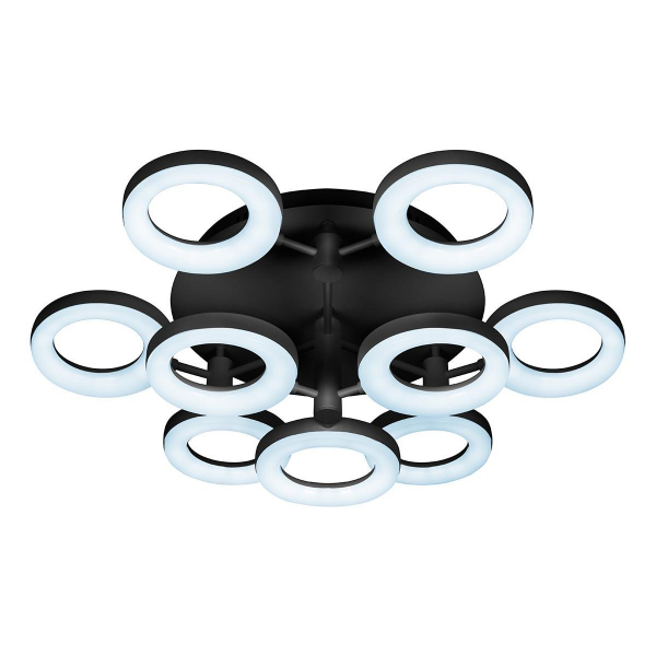 Потолочная светодиодная люстра iLedex Jomo FS-014-X9 108W BK Потолочная светодиодная люстра iLedex Jomo FS-014-X9 108W BK