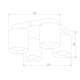 Потолочная люстра TK Lighting 6511 Vico Black Gold