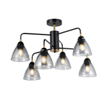 Потолочная люстра IMEX MD.74318-6-S-BK+BR