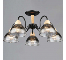 Люстра Reluce 69660-0.3-05 BK+WOOD