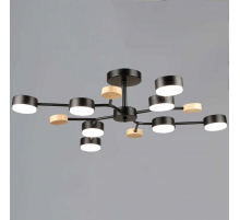 Люстра Reluce 03860-0.3-08 BK+WOOD GX53