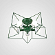 Потолочная люстра Imperium Loft Asteri Green 178357-26