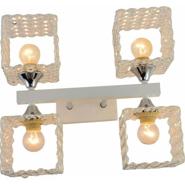 Потолочная люстра Reluce 01335-0.3-04 WH+CR Потолочная люстра Reluce 01335-0.3-04 WH+CR