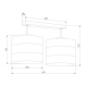 Потолочная люстра TK Lighting 3212 Tago Black