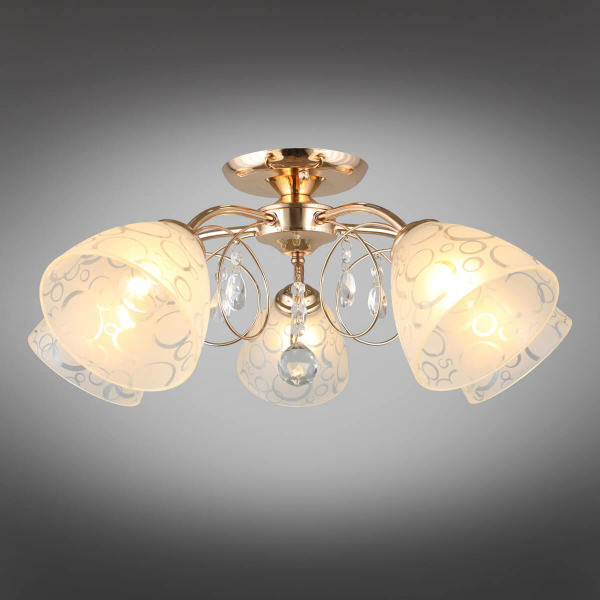Потолочная люстра Omnilux Caldiero OML-29007-05 Потолочная люстра Omnilux Caldiero OML-29007-05