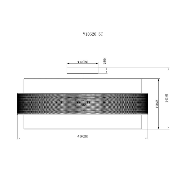 Потолочная люстра Moderli Gela V10628-6C Потолочная люстра Moderli Gela V10628-6C