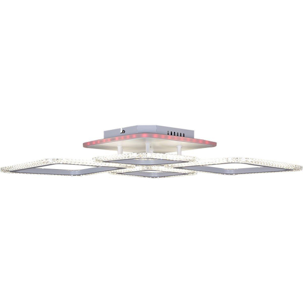 Потолочная светодиодная люстра Reluce 08491-0.3-2+2RGB WH(RGB) Потолочная светодиодная люстра Reluce 08491-0.3-2+2RGB WH(RGB)