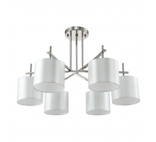 Потолочная люстра Crystal Lux Sergio PL6 Nickel