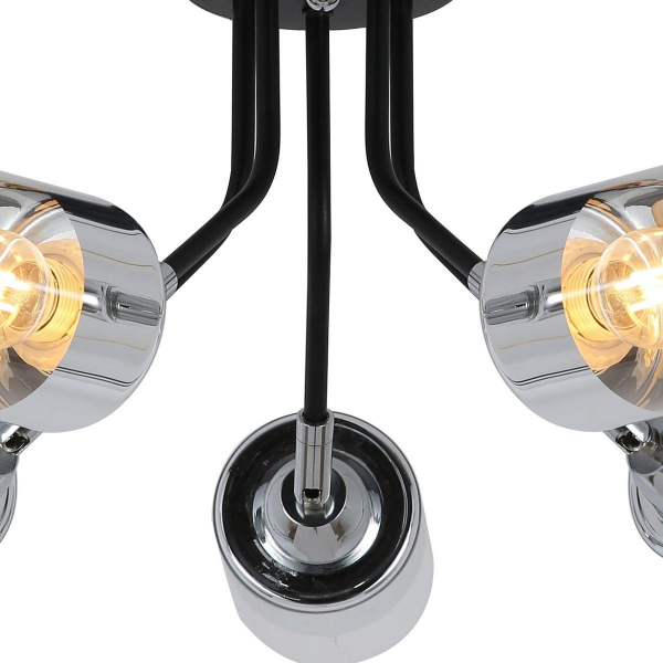 Потолочная люстра Illumico IL8213-5COU-79 BK CR Потолочная люстра Illumico IL8213-5COU-79 BK CR