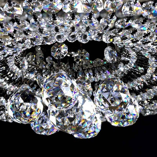Потолочная люстра Artglass Gerta Dia 800 Nickel CE Потолочная люстра Artglass Gerta Dia 800 Nickel CE