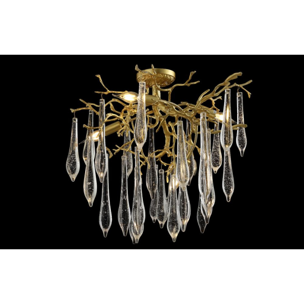 Потолочная люстра Crystal Lux Reina PL5 D600 Gold Pearl
