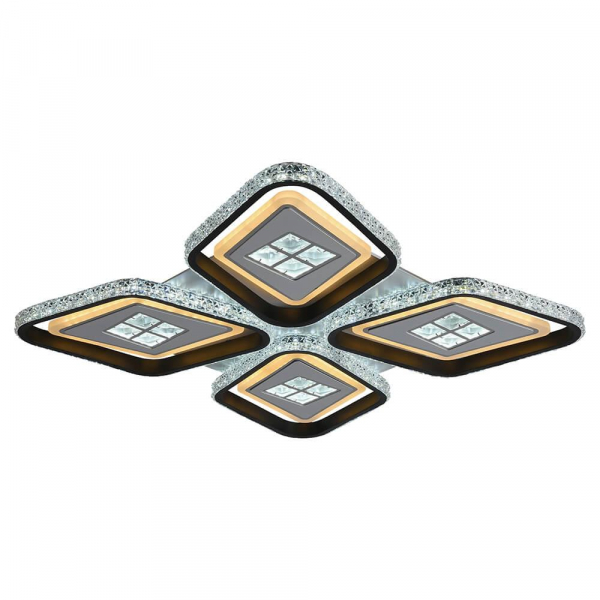 Потолочная светодиодная люстра Profit Light 8054/4 WHT+BLK Потолочная светодиодная люстра Profit Light 8054/4 WHT+BLK