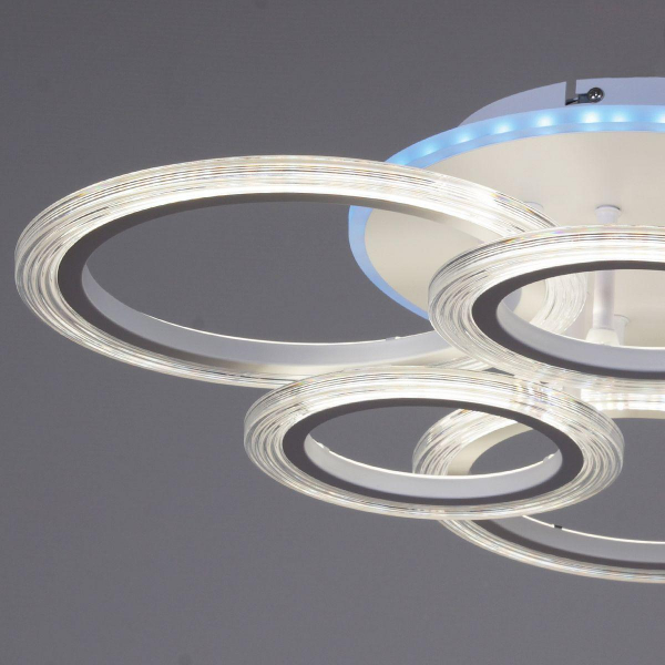 Потолочная светодиодная люстра Reluce 09812-3.3-3+3A WH (RGB) Потолочная светодиодная люстра Reluce 09812-3.3-3+3A WH (RGB)