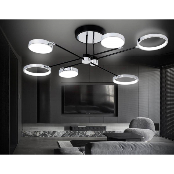 Потолочная светодиодная люстра Ambrella light Comfort Line FL5155 Потолочная светодиодная люстра Ambrella light Comfort Line FL5155