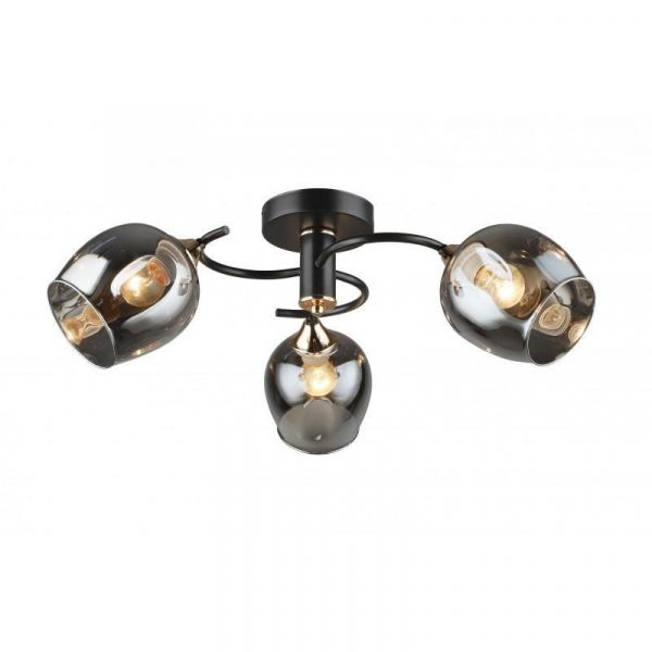 Потолочная люстра IMEX MD.5963-3-S-COFFEE+FGD Потолочная люстра IMEX MD.5963-3-S-COFFEE+FGD