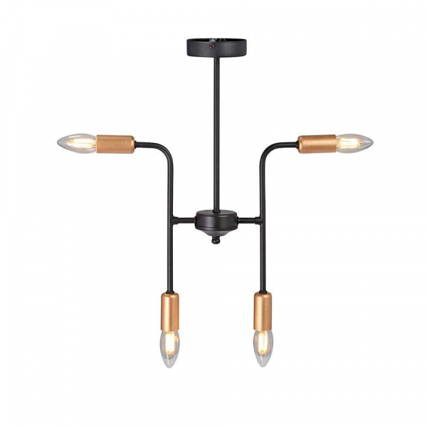Потолочная люстра Vitaluce V3022-1/4PL Потолочная люстра Vitaluce V3022-1/4PL