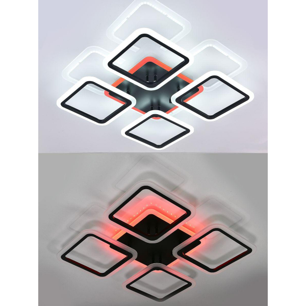Потолочная светодиодная люстра Natali Kovaltseva High-Tech Led Lamps 82004 Black Потолочная светодиодная люстра Natali Kovaltseva High-Tech Led Lamps 82004 Black