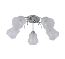Потолочная люстра ЭкономСвет 12171/5CR WT
