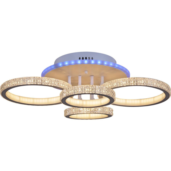 Потолочная светодиодная люстра Reluce 05867-0.3-04B WH (RGB) Потолочная светодиодная люстра Reluce 05867-0.3-04B WH (RGB)