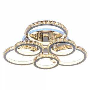 Потолочная светодиодная люстра Profit Light 8052/3+3 CHR